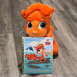 Disney Princess Palace Pets Treasure Build-A-Bear & Little Golden Book Bundle